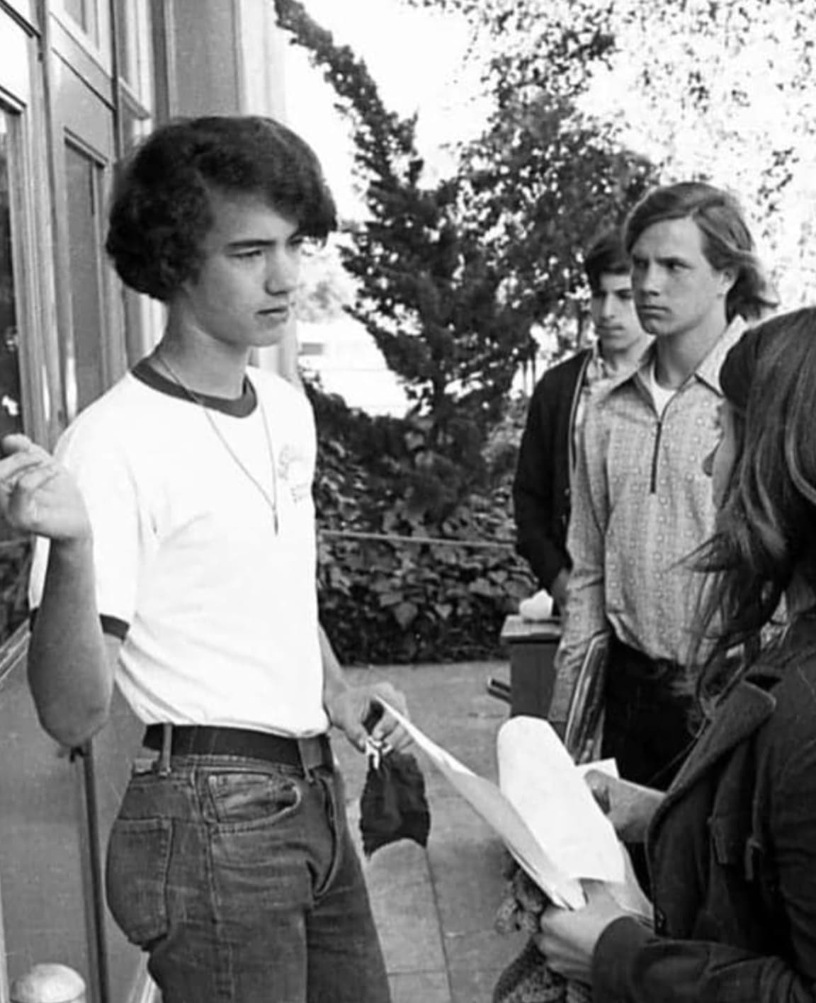 tom hanks senior photo at skyline high school in oakland california 1974